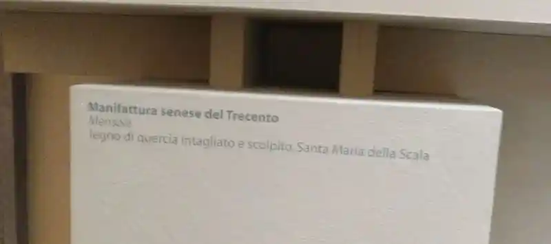 Cross on top of a ladder, Santa Maria della Scala